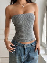 Ribbed Crop Tube Top OutfitFlow